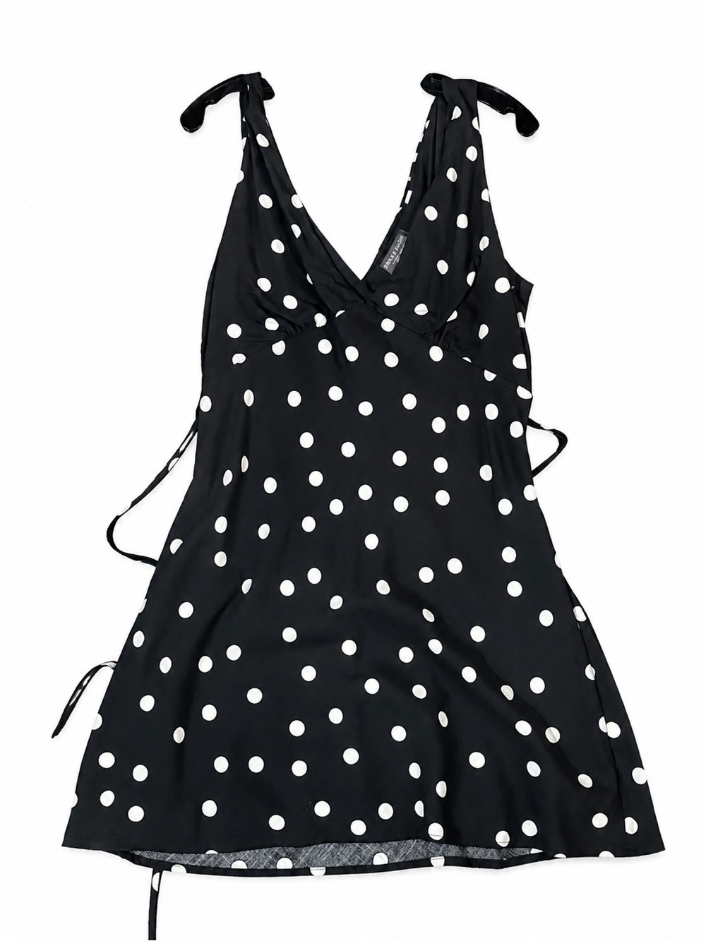 Black & White Mini Polka Dot Dress